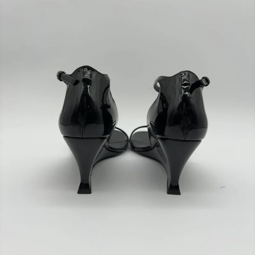 Ferragamo Vidette Patent Wedge Sandal